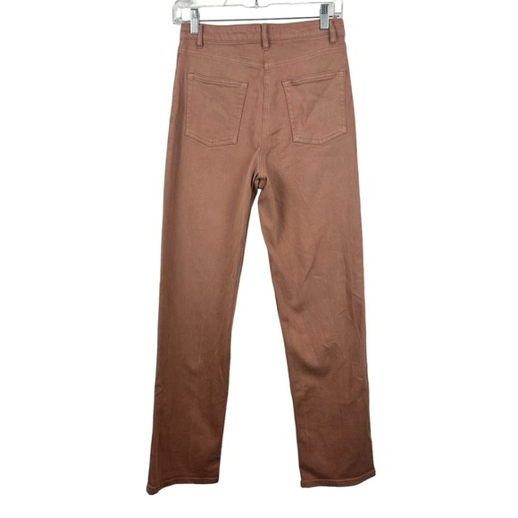 WILFRED FREE ARITZIA Mauve Straight Leg Denim Jeans Size 4 Pink Tan - Picture 6 of 12